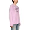 Acne Studios Футболка унисекс Сахарная вата Розовый CL0197-PINK