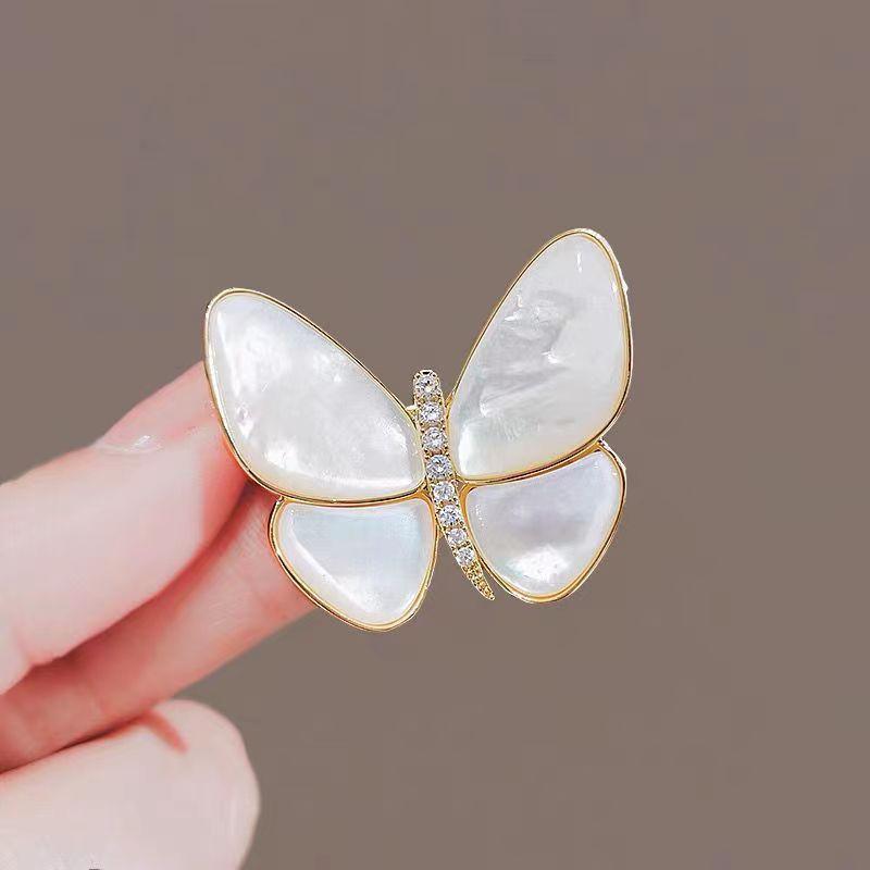 High-End Brooches, Women'S Sense Of Luxury, Niche, High-End Pins, Elegant Temperament, Fixed Clothes, Suits, Pearl Jewelry