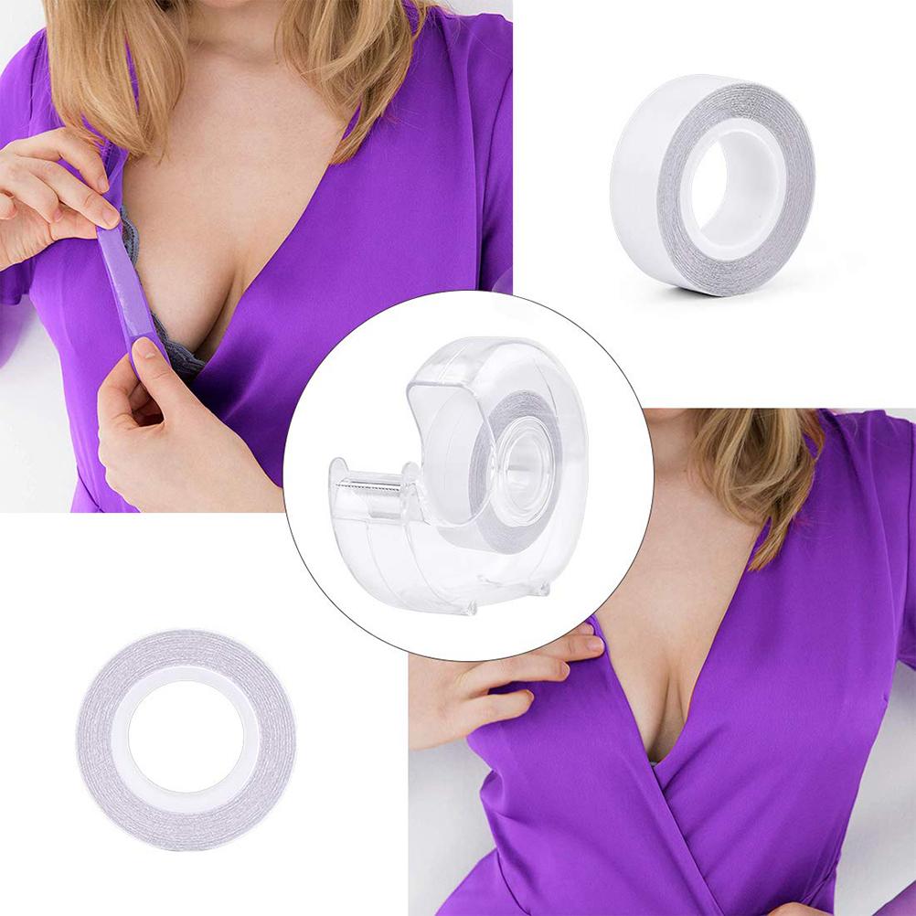 Двусторонний клей для одежды, клейкая лента для подгиба края для одежды, платья и бюстгальтера