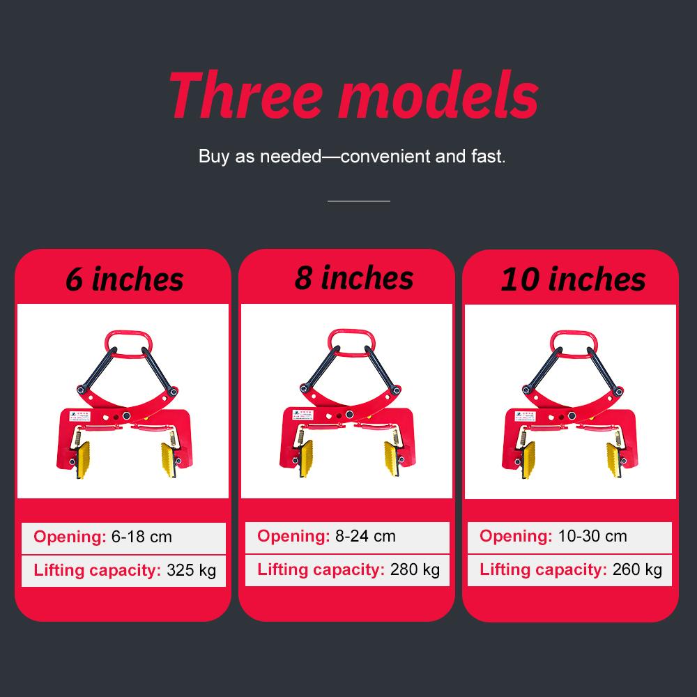 Захват для подъема камня с высоким сцеплением Зажим для каменной плиты Зажим для мраморной плиты Инструмент для транспортировки и переноски камня и дерева