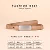 Womens High-end Thin Leather Belt Suits Casual Fashion Business Versatile Decorative Waist Strap