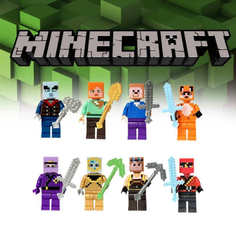 Фабричный мир Мини-фигурки Строительные блоки Совместимые с Лего Красочные пластиковые игрушки