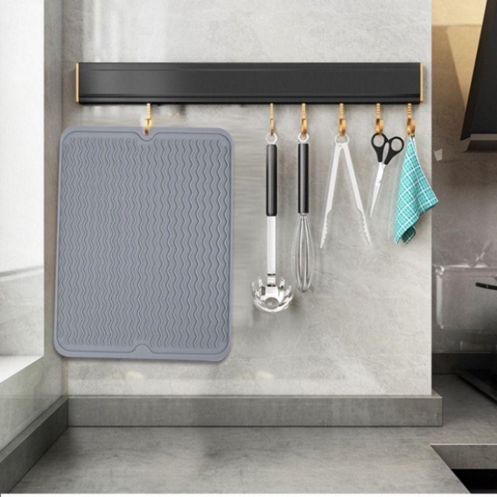 1 шт. держатель для посуды теплоизоляционная подкладка кухонная подставка для столовых приборов коврик для сушки новый силиконовый коврик