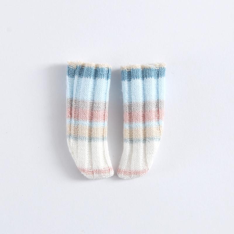 Ob11 Socks Knee Socks Striped Socks for  MOLLY,OB22 ,GSC,1/8 1/12bjd Dolldoll Accessories