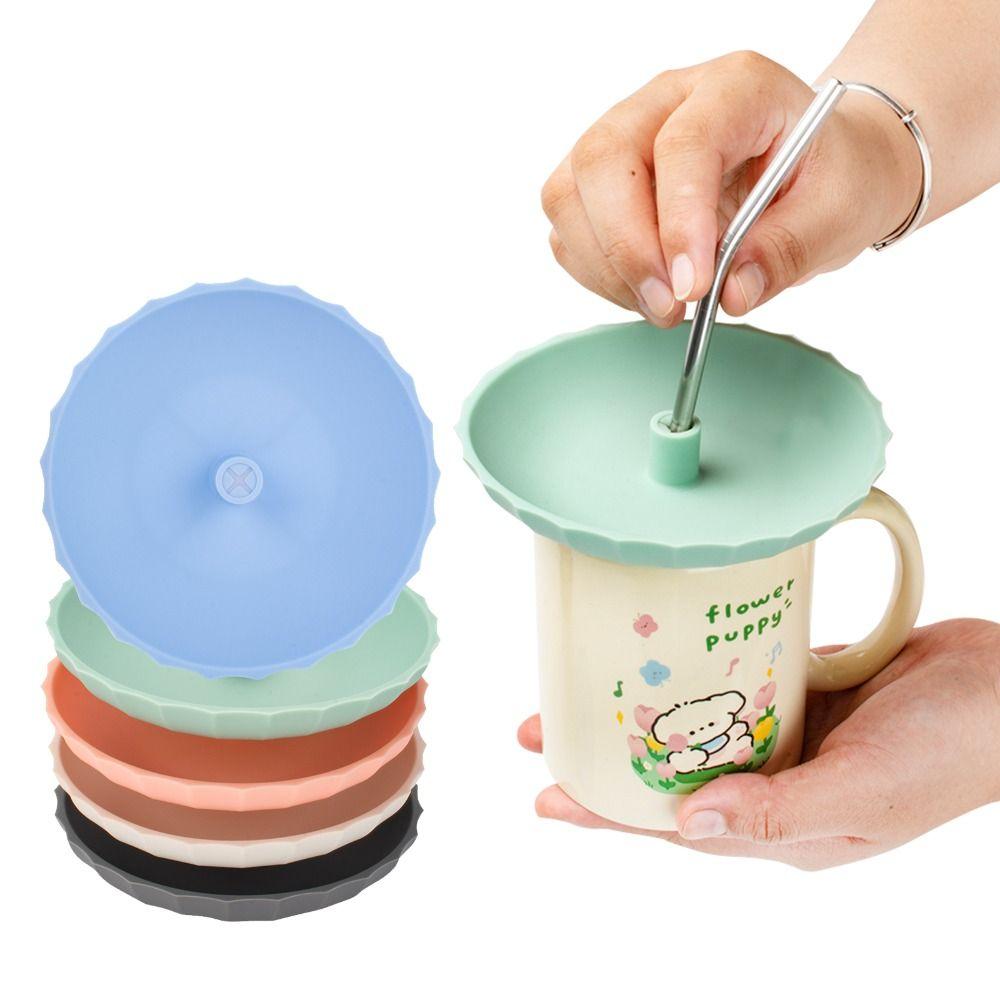 Силиконовый чехол для стакана с трубочкой, защитный чехол от проливания, универсальная крышка для стакана с трубочкой, аксессуары для стакана