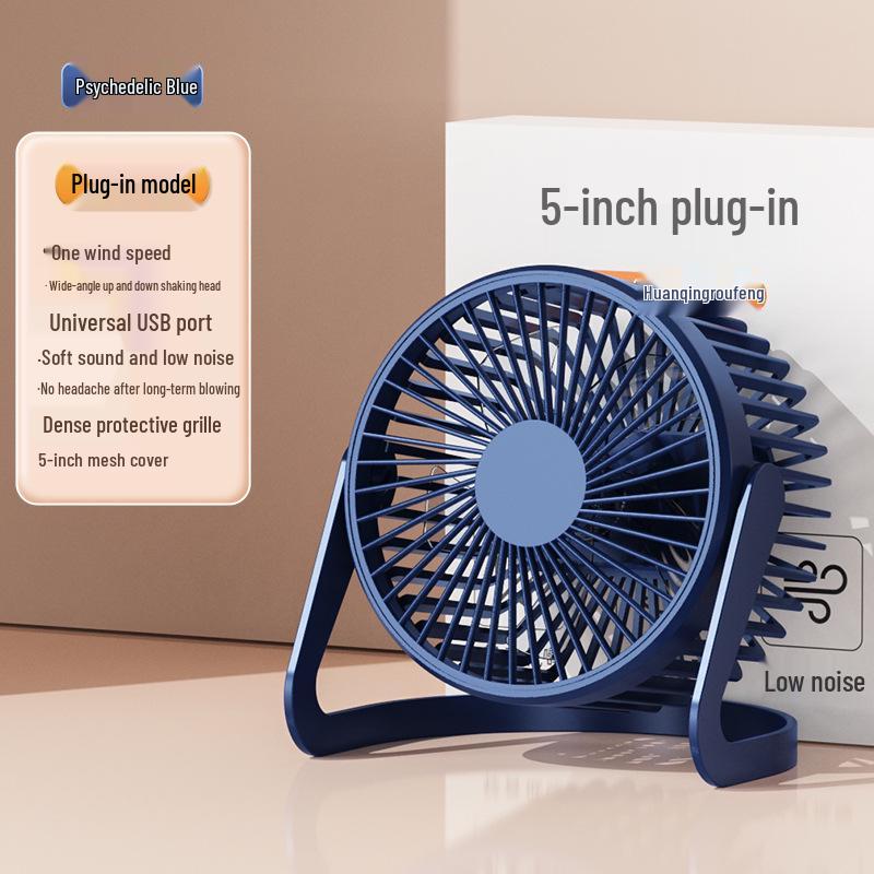 USB Mini Desk Fan: 5, 6, and 8 Inch - Perfect for Students and Offices