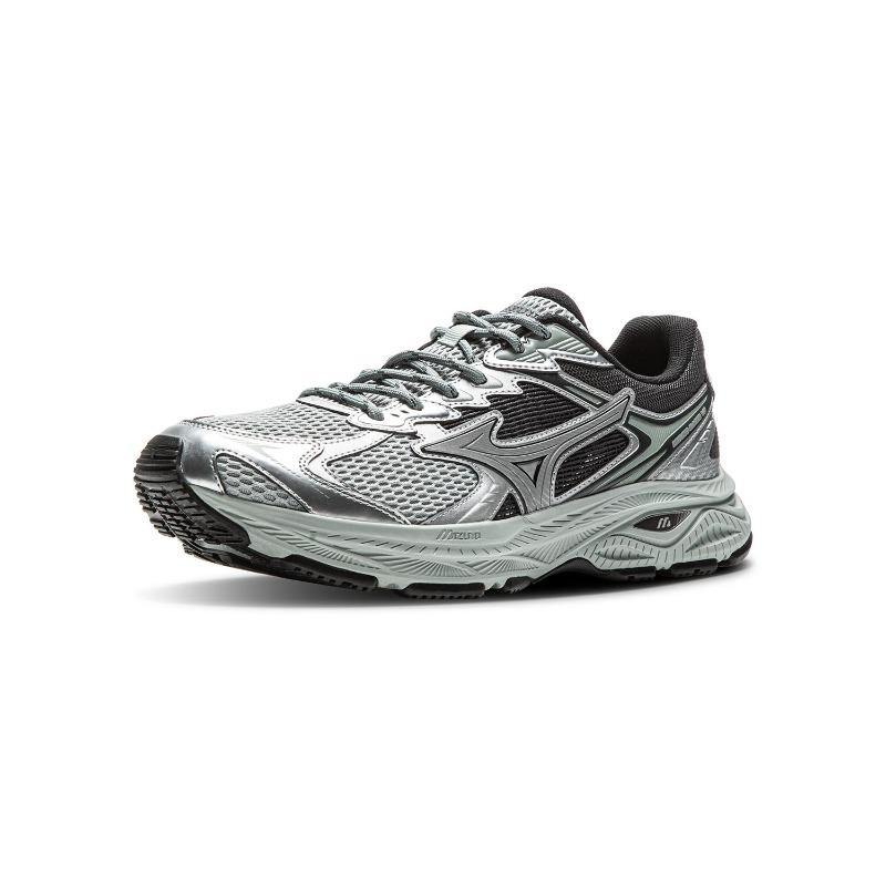 Mizuno Кроссовки мужские lifestyle Racer V2 серебристо-серые D1GH250601