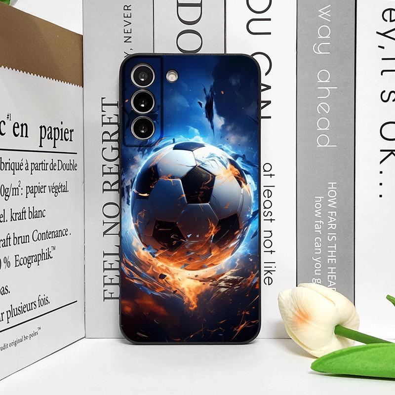 Креативный чехол для телефона с принтом «Молния Футбол» для Samsung Galaxy S26 S25 S24+ S23 Ultra S25+ S22 Plus S21 FE S20 5G Мягкая крышка