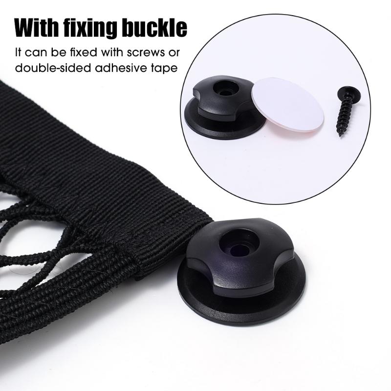 Задняя часть автомобиля, сетка для хранения багажника, эластичная сетка для сиденья, волшебная наклейка, сумка для хранения, автоорганайзер, спинка сиденья