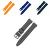 Прочный силиконовый ремешок для часов на замену для Swatch 16мм 17мм 19мм 20мм