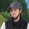 Sun Hat Adjustable Chin Straps Extended Brim Baseball Hat UV Blocking Windproof Outdoor Travel Riding Hat