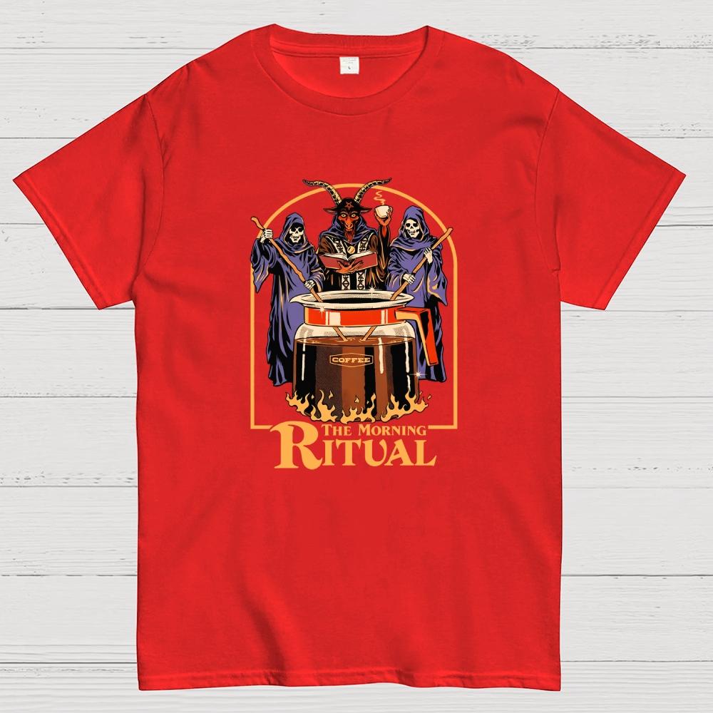 The Morning Ritual – Halloween Cotton Summer Casual Cool Loose T-Shirt