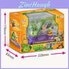Настольный набор Plants Vs Zombies с пластиковой ареной для детей, взрослых и семейного отдыха