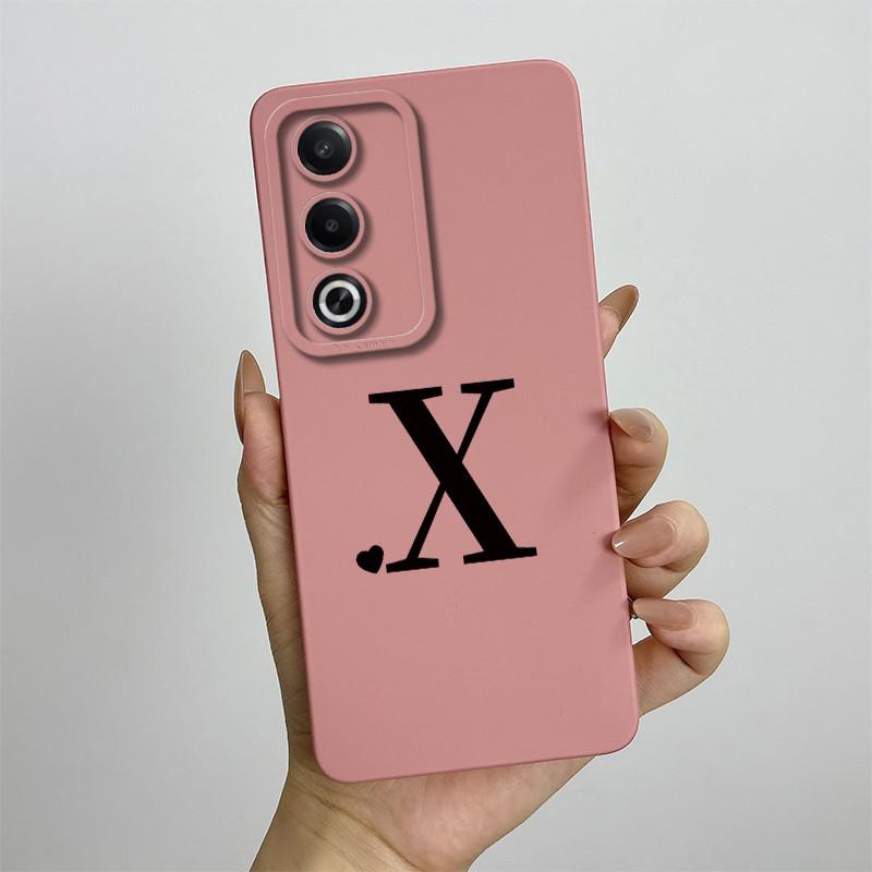 Чехол для Oppo A80 5G OppoA80 CPH2639 Чехол Милые Буквы Квадратный Силиконовый Чехол для Телефона Для Oppo A3 Pro 5G A3Pro CPH2665 Мягкие Fundas