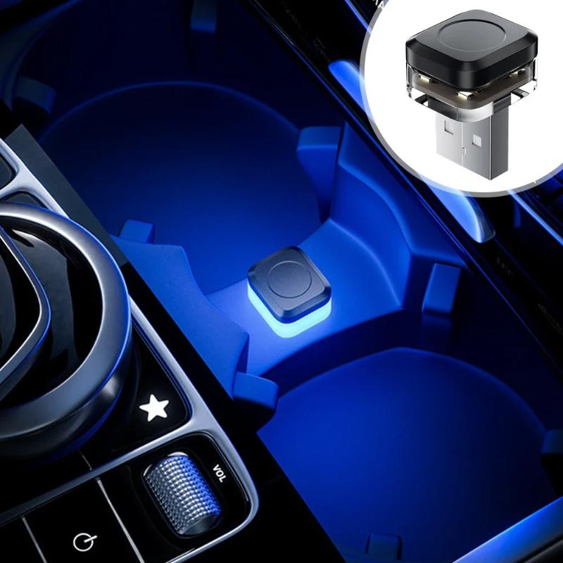 1 шт. новый универсальный USB автомобильный интерьерный атмосферный свет светодиодные сигнальные огни автомобильная лампа для чтения украшения аксессуары для салона автомобиля