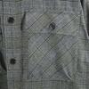 unused Johnbull Houndstooth Shirt jacket L gray Men's Used