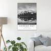 Angkor Wat Travel Print Cambodia Poster Black and White Print Coordinates Minimalist Home Decor City Landmark Prints