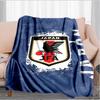Japan Football Association Emblem Blanket Suitable for Sofas, Beds, Offices, And Camping - Perfect Gift for Halloween Christmas