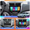 Автомобильное радио Android Auto Carplay для Hyundai Solaris Accent Verna 2010-2016, мультимедийный проигрыватель, головное устройство, стерео, GPS-навигация, BT WIFI 1+16 ГБ