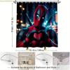 1 шт. Шторка для душа Marvel, Шторка для душа Дэдпул, Напечатанный рисунок, Набор для ванной комнаты, Декоративная шторка для душа в ванную с крючками
