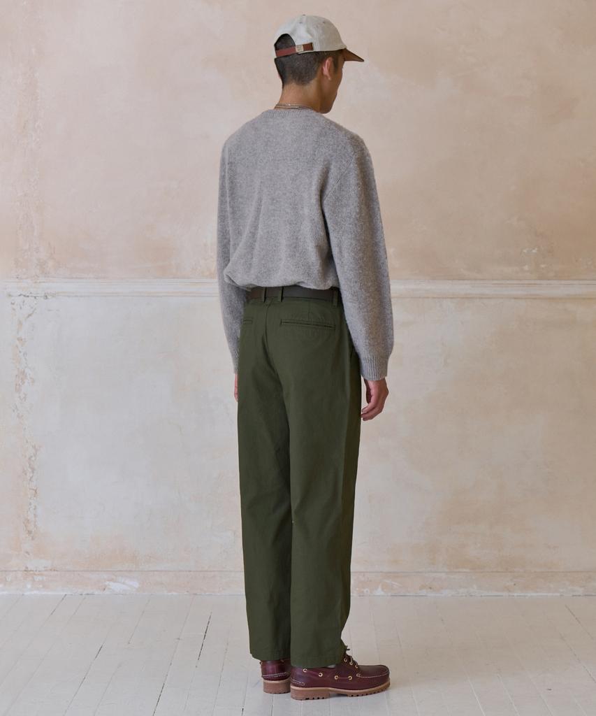 MUSINSA STANDARD [City Workers] Tapered Cotton Pants [Khaki]