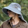 Мужская быстросохнущая дышащая солнцезащитная кепка для путешествий на открытом воздухе с защитой от ультрафиолета, шляпа-шаль для отдыха на открытом воздухе, шляпа от солнца