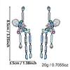 Edgy Skeleton Enamel Convertible Earrings for Women Halloween Statement Earrings Cosplay Night Out Jewelry Gifts