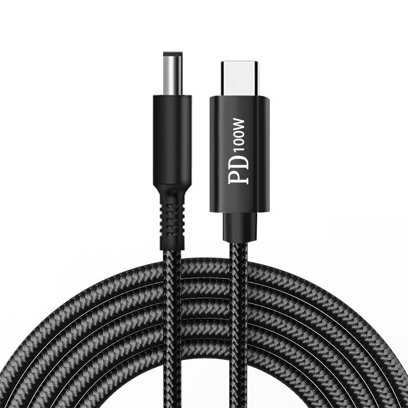 Кабель Type-C на DC 4.5*3.0мм, 100 Вт, PD Быстрая зарядка, для ноутбуков Dell