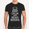 Сохраняй спокойствие и читай книги Футболка Смешная Подарок на Всемирный день книги Учителю английского Язык Топ