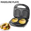 Вафельница 6 в 1, двухсторонний нагрев, электрическая вафельница, 750 Вт, со съемными антипригарными пластинами