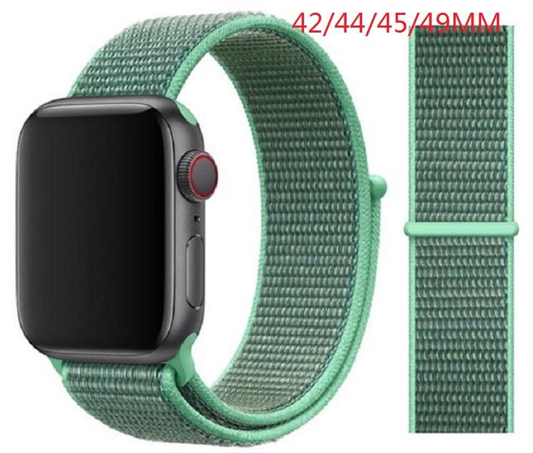 Nylon Band For Apple Watch Series Watch 9 8 / Ultra 2 7 6 SE 5/4/2/1 38 42MM Replacement Strap Loop for Iwatch Series 3 40/41/44 /45MM/49MM