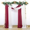 Свадебная арка драпировка шифоновая ткань драпировка занавеска драпировка свадебный сценический фон драпировка подвесной декор церемония прием декор