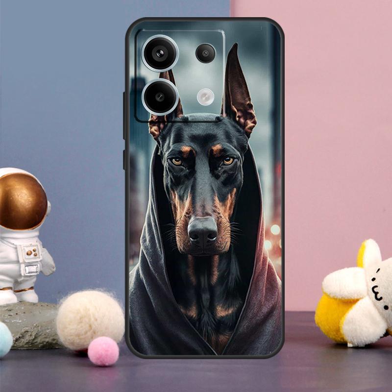 Dachshund Doberman Dog Case For Xiaomi Redmi Note 13 9 10 11 12 14 15 Pro Plus Redmi 15 15C 14C 10C 12C 13C Cover