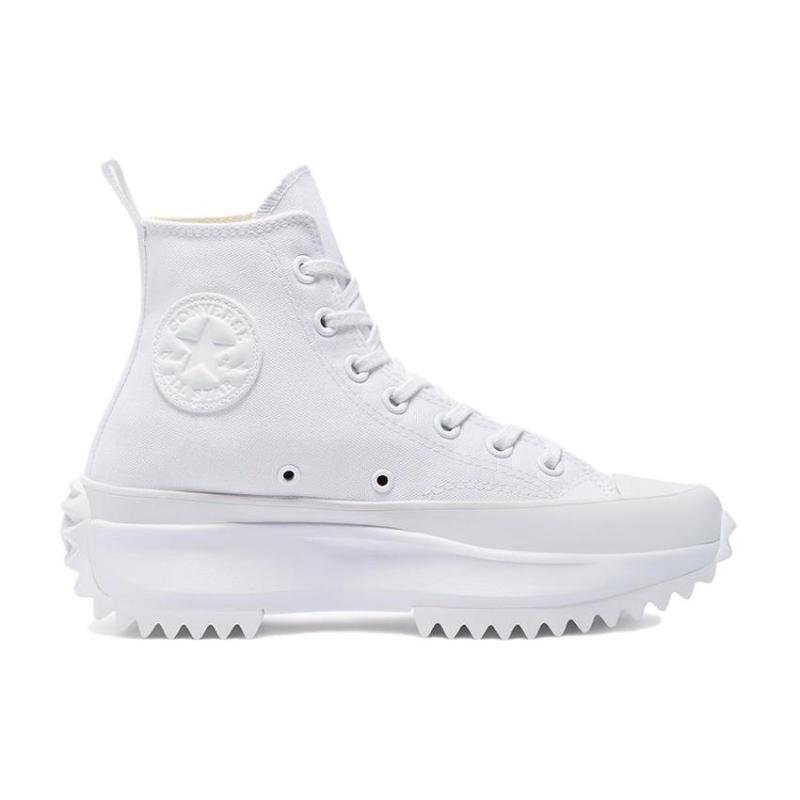Converse Run Star Hike Удобные и Универсальные Высокие Эспадрильи Унисекс Белые
