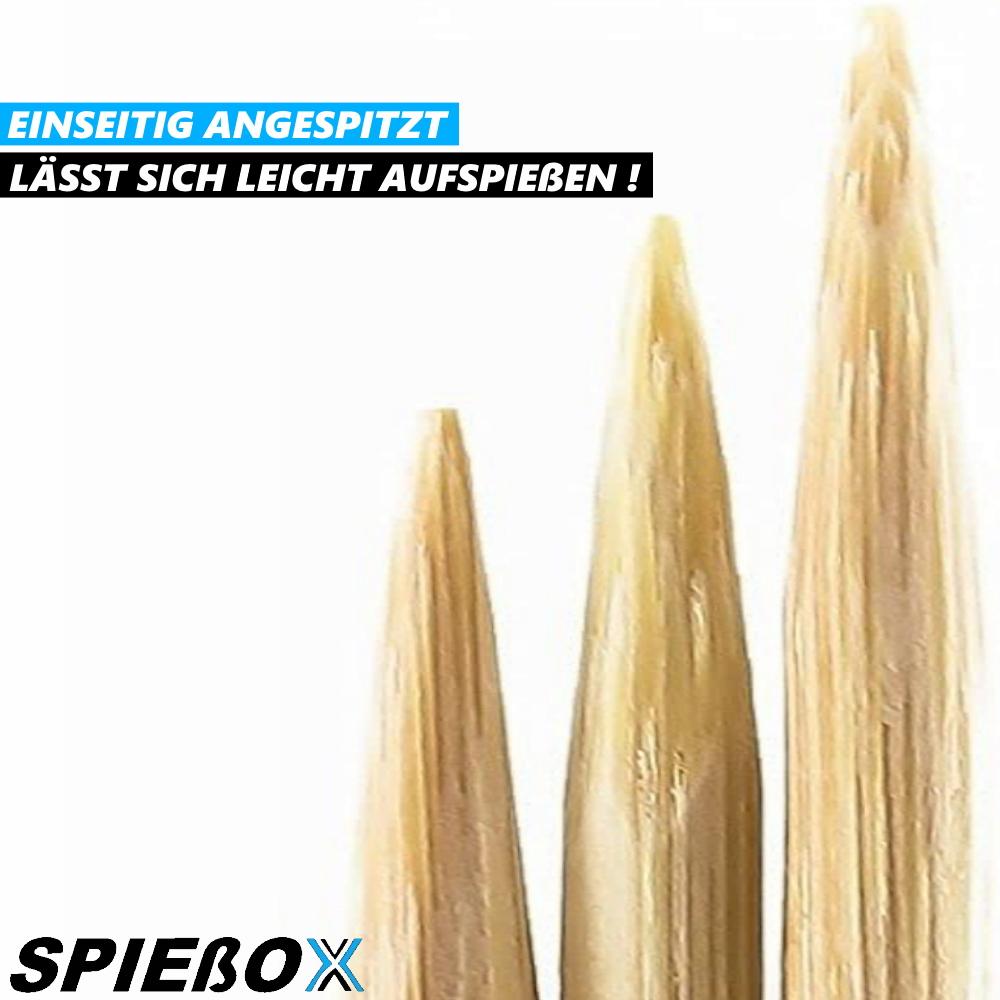 Шпажки для гриля SPIEßOX, шпажки для барбекю, шпажки для шашлыка, шпажки для мяса, бамбуковые шпажки [180 шт.]