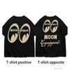 2024 Удивительные футболки Мужская футболка Повседневная Оверсайз Базовая футболка Mooneyes Moon Equipped Speed Футболки Графическая Уличная одежда S-3XL