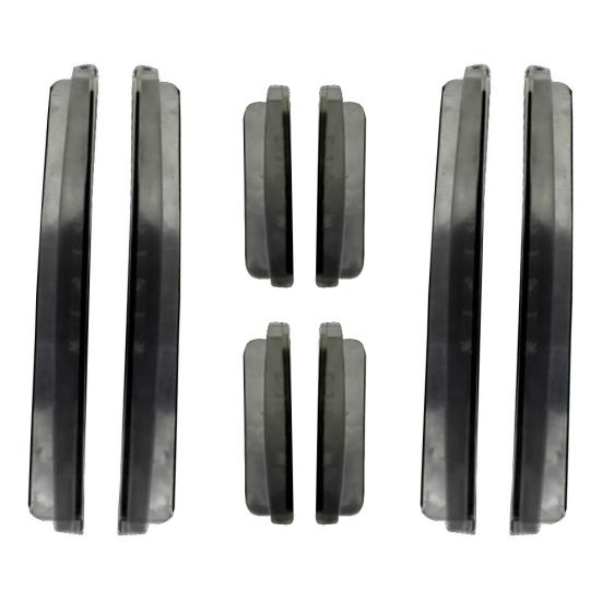 8шт авто угловой бампер дверь край отделка охранники против царапин полоса протектор