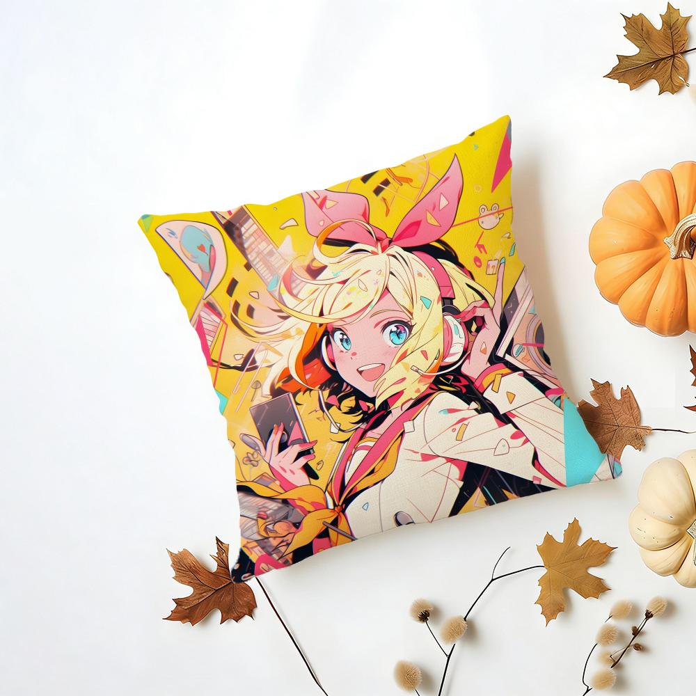 Fashion Pop Art Anime Street Graffiti Cushion Cover Washable Linen Pillowcase Soft  for Daily Sofa Bed Home Room Decor