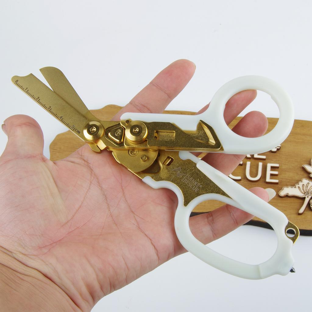 Многофункциональные ножницы, тактические плоскогубцы, инструмент для выживания на открытом воздухе, складной креативный гаджет, выдвижные ножницы из нержавеющей стали для хищников