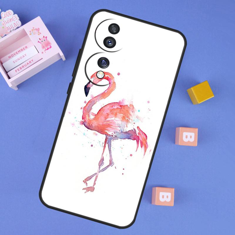 Чехол-фламинго для Honor X9d X9a X9b X9c X8b X8c Win RT 200 400 Pro 70 90 Magic 7 Lite 5 6 8 Pro