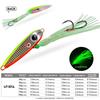 Double Hook Sea Fishing Lures Slow Shake Squid Skirt Lures Durable Iron Plate Lures  Deep Sea