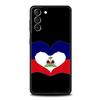 shipping Haiti Flag Soft Phone Case For Samsung Galaxy S25 Edge S24 Plus S23 FE S22 S21 S20 Ultra 5G S10 Black Protect Cover