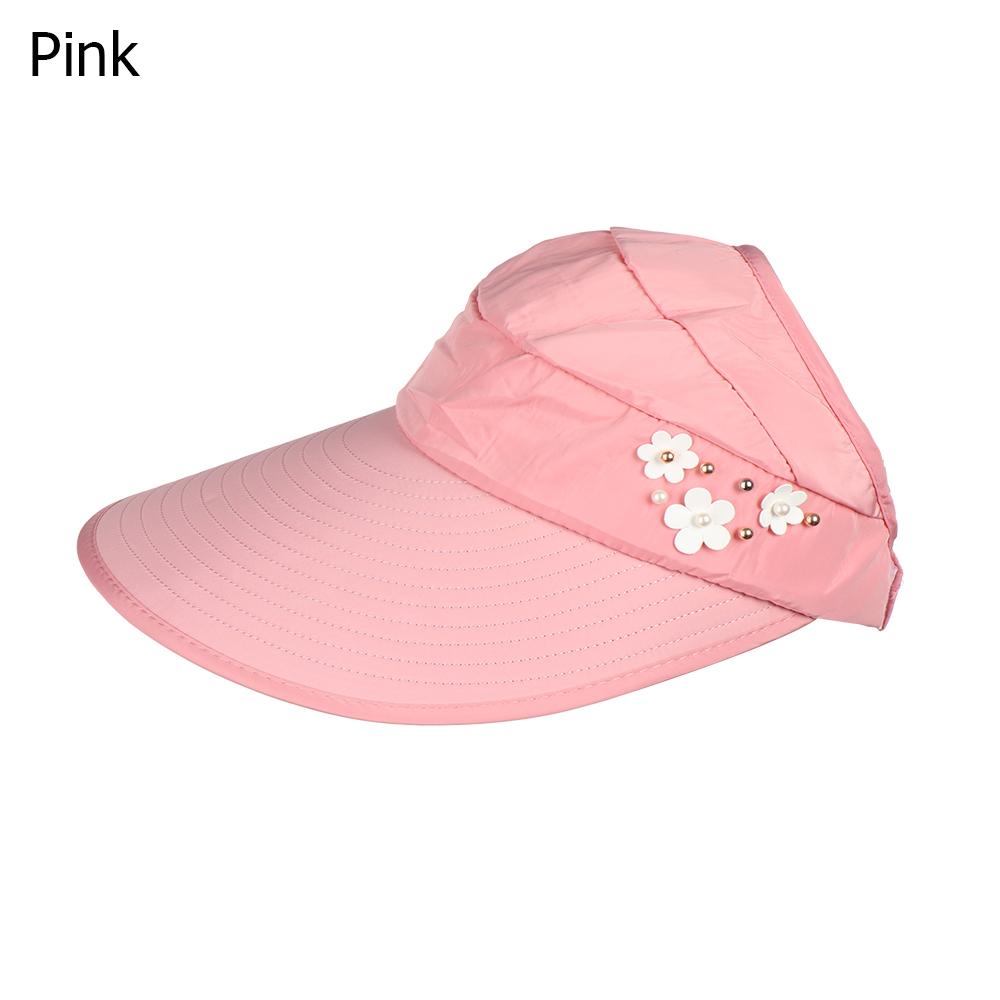 Vacation Summer Anti-UV Wide Brim Beach Cap Visor Caps Sun Hat Casual Hats
