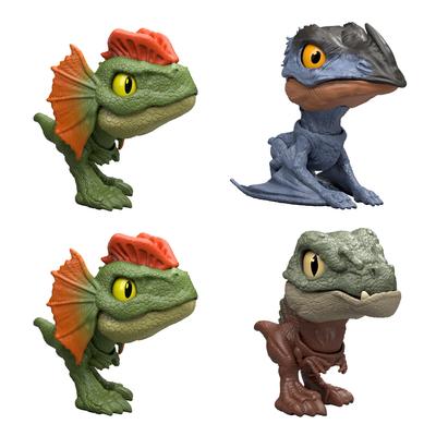 Mattel Мир Юрского периода Коллекция жевательных динозавров D Детский 4 Мини-коробка Возраст 4 и Ассортимент, Фигурки, Фигурки, Набор, Вверх, Многоцелевой, 986D-JDC39