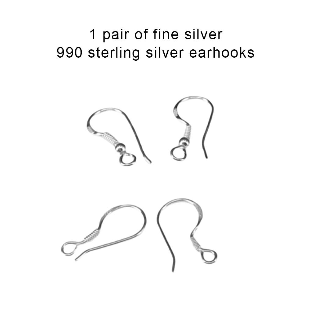 1 пара женских серебряных крючков для серег, модная бижутерия для ушей, фурнитура для изготовления, крючки, аксессуар для дома, профессиональный