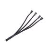 Pwm Fan Splitter 4Pin Adapter Cable 1 To 1 2 3 4 Computer Cpu Fan Splitter Cable