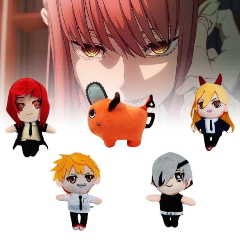 High Quality Chainsaw Man Denji Power Quanxi Makima Pochita Plush Toy Soft Squeezable Unique Kids Gift