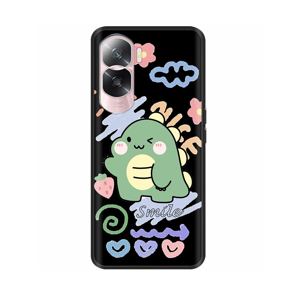 Чехол для Honor 90 Lite 5G Чехол для Honor 90 Smart Цветок Мягкий Жидкий Силикон Чехол для Телефона Для Honor 90 Pro Honor90 Чехлы 90Lite Обложка