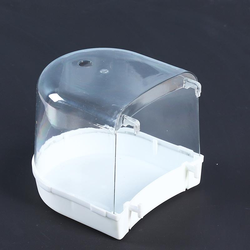 Большая прозрачная купалка для волнистых попугайчиков, корелл, неразлучников, попугаев - Игрушки и принадлежности для маленьких птиц.