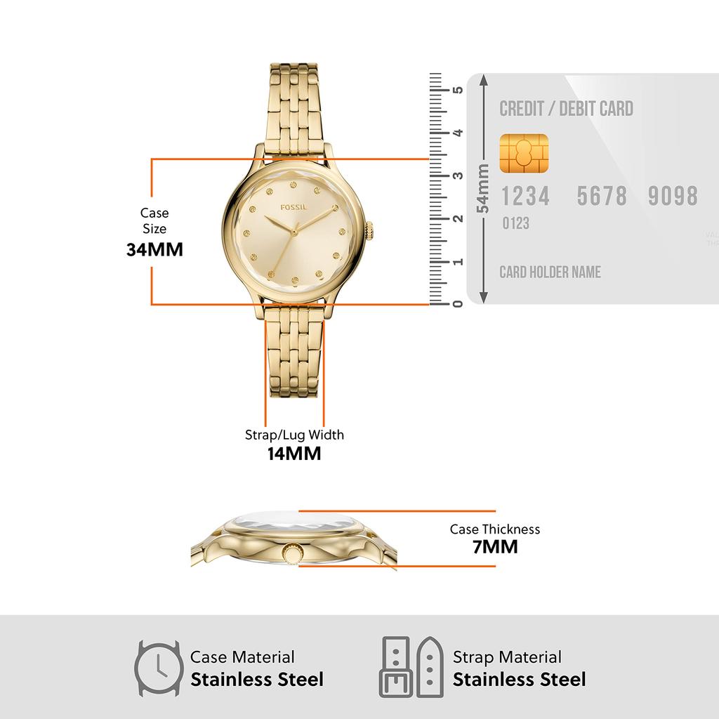 LANEY BQ3863 Watch Gold [Fossil] Women's